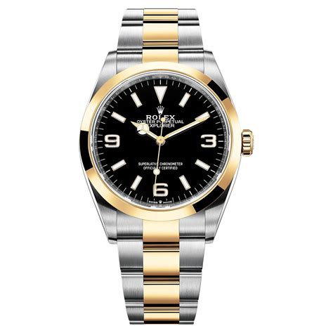 rolex explorer rwo|Rolex explorer two tone price.